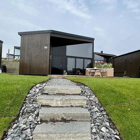 Attraktiv & Smart Funkishytte Pa Nes Strandhager. Arnes  Exterior photo