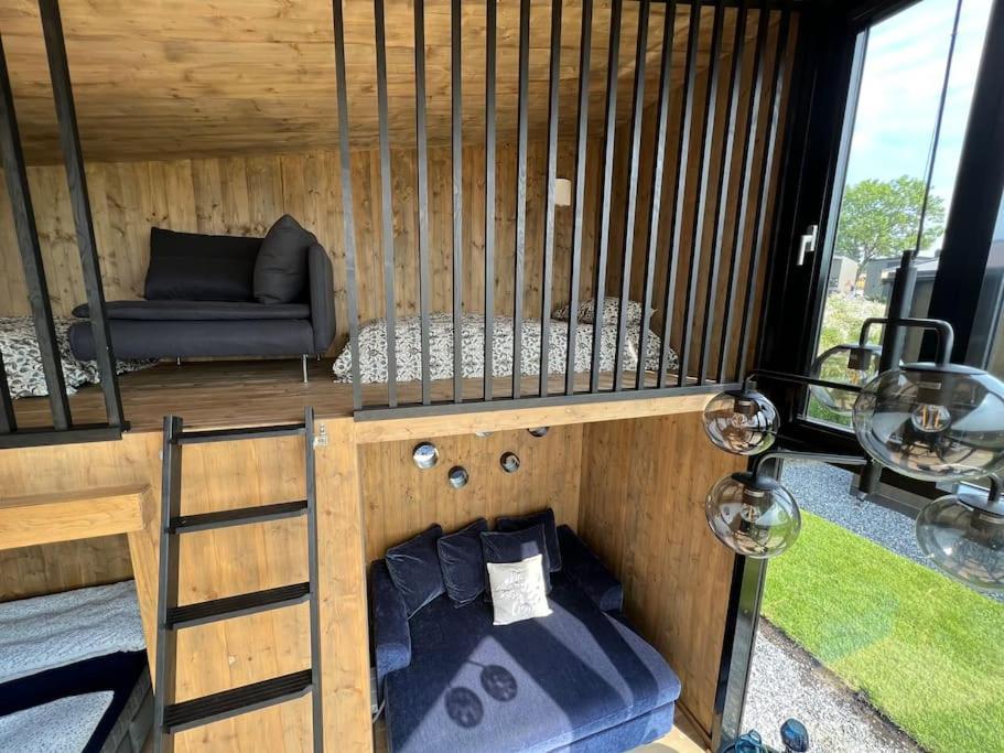 Attraktiv & Smart Funkishytte Pa Nes Strandhager. Arnes  Exterior photo